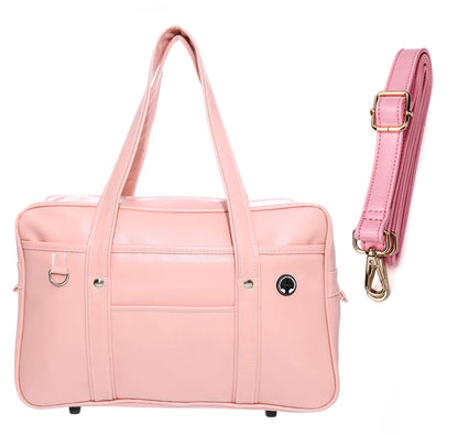 Japan Style School Student Bags Japanese Girl Lolita MessengerBags Strap Handbags JK Commuter PU Leather Bookbag Anime