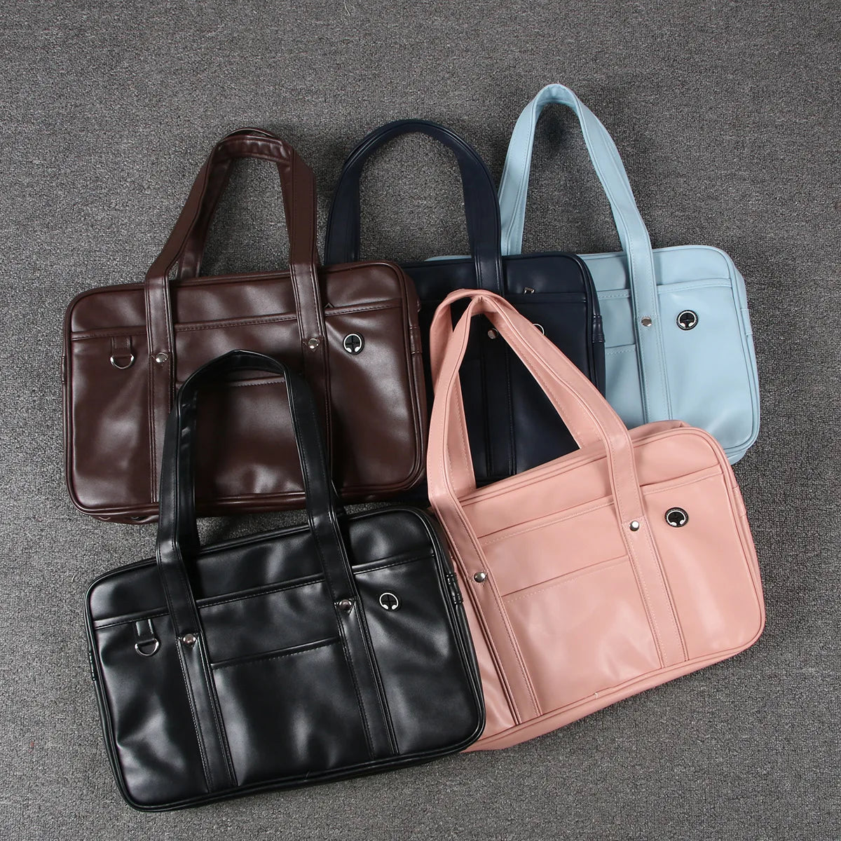Japan Style School Student Bags Japanese Girl Lolita MessengerBags Strap Handbags JK Commuter PU Leather Bookbag Anime