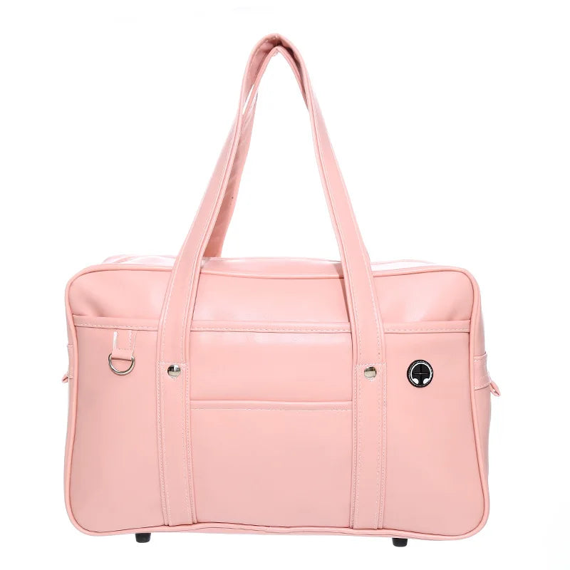 Japan Style School Student Bags Japanese Girl Lolita MessengerBags Strap Handbags JK Commuter PU Leather Bookbag Anime