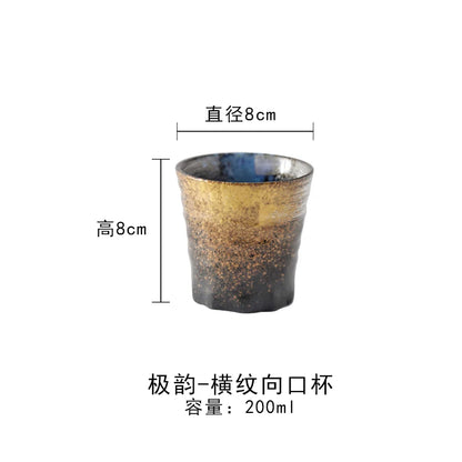 Japan and South Korea ceramic tea cup stoneware hand-painted cup Japanese Kung Fu tea cup coffee milk cup