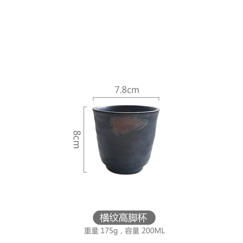 Japan and South Korea ceramic tea cup stoneware hand-painted cup Japanese Kung Fu tea cup coffee milk cup