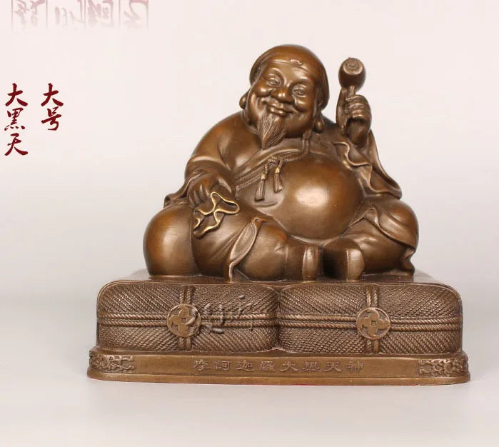 Japan home Porch lobby OFFICE efficacious Protection efficacious Mascot thriving business Mahakala Fortune God FENG SHUI art