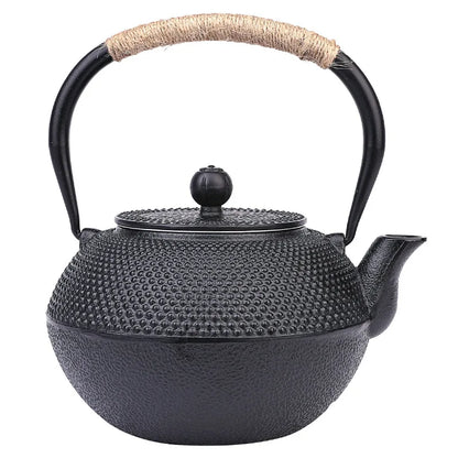 Japanese Cast Iron Tea Pot Induction Cooker Teapot with Stainless Steel Infuser tea Kettle Oolong tea Coffee Maker Pot