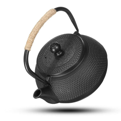 Japanese Cast Iron Teapot Kettle With Tea Infuser Shells Tea Pots Tetsubin Health Boiler Scale Iron Pot Cast Iron Trivets Cup