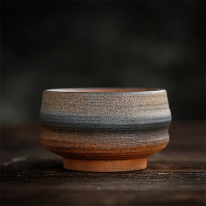 Japanese Ceramic Antique Dead Wood Side Handle Teapot Portable Kettle Handmade Tea Pot Retro Tea Cup Drinkware Kung Fu Tea Set
