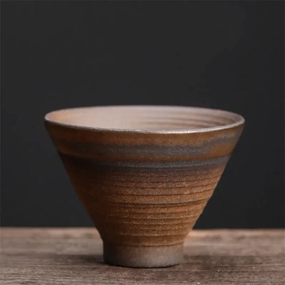 Japanese Ceramic Antique Dead Wood Side Handle Teapot Portable Kettle Handmade Tea Pot Retro Tea Cup Drinkware Kung Fu Tea Set