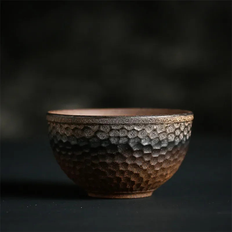 Japanese Ceramic Antique Dead Wood Side Handle Teapot Portable Kettle Handmade Tea Pot Retro Tea Cup Drinkware Kung Fu Tea Set