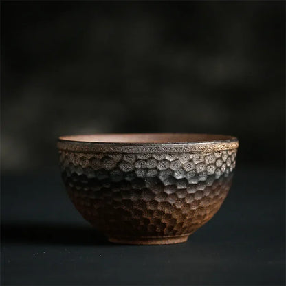 Japanese Ceramic Antique Dead Wood Side Handle Teapot Portable Kettle Handmade Tea Pot Retro Tea Cup Drinkware Kung Fu Tea Set