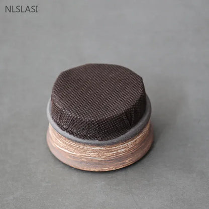 Japanese Coarse Pottery Tea Box Handmade Ceramic Moisture-proof Sealed Tea Container Coffee Storage Jar Tea Set Supplies