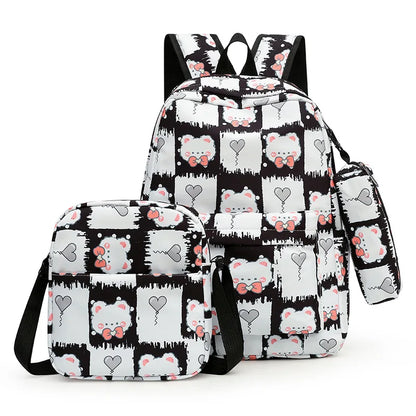 Japanese College Women Backpack Laptop Backpack Kawaii school bags set Student School Backpacks for teens Girls Bookbags Female