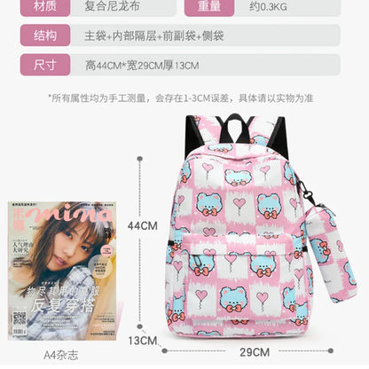 Japanese College Women Backpack Laptop Backpack Kawaii school bags set Student School Backpacks for teens Girls Bookbags Female