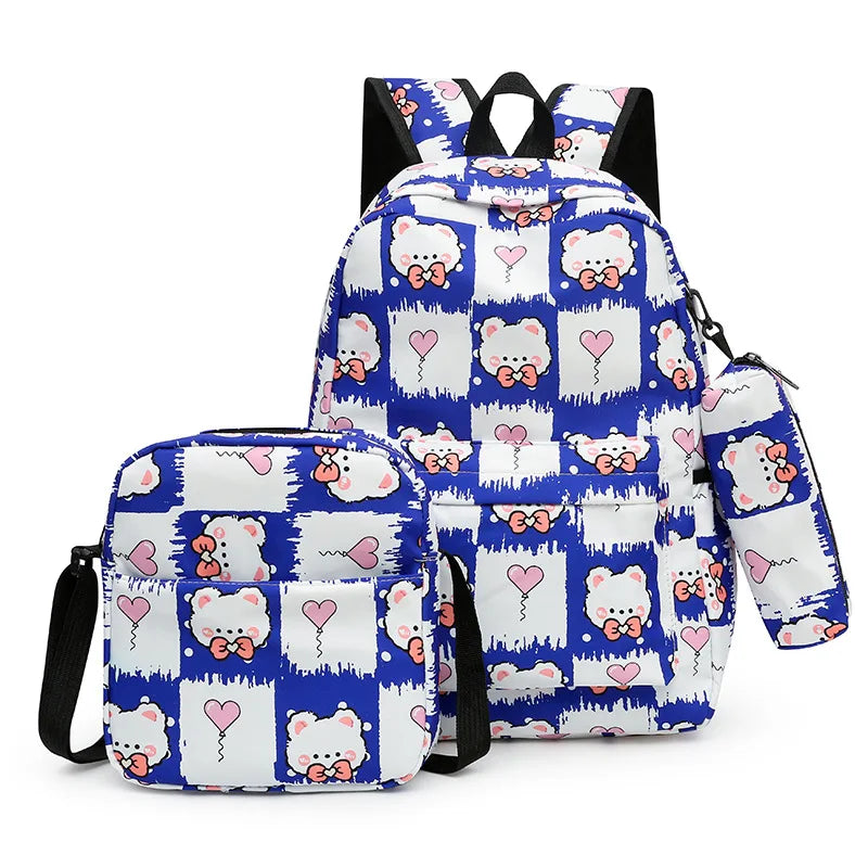 Japanese College Women Backpack Laptop Backpack Kawaii school bags set Student School Backpacks for teens Girls Bookbags Female