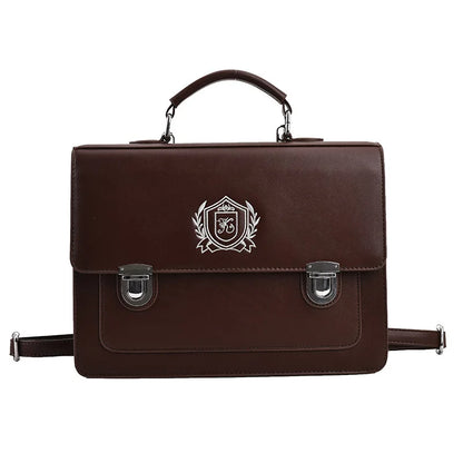 Japanese Girls Lolita JK Backpacks Satchel HandBags Students Basic Press Locks Embroidery Briefcases Shoulder Bags Bookbags