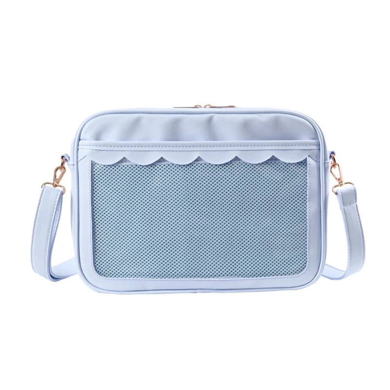 Japanese High School Girls JK Bag Women PU Handbags and Purses Transparent Itabag Women Crosssbody Bags