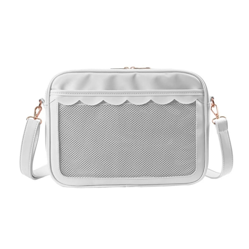 Japanese High School Girls JK Bag Women PU Handbags and Purses Transparent Itabag Women Crosssbody Bags