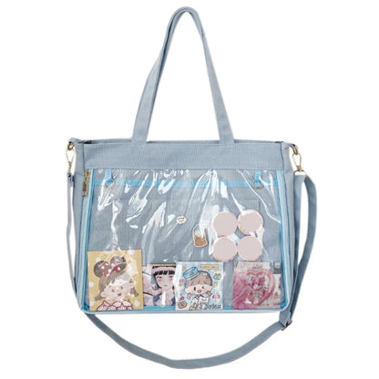 Japanese High School Girls JK Handbags Women Transparent Bag Crossbody Bags Itabag Uniform JK Bag Girls