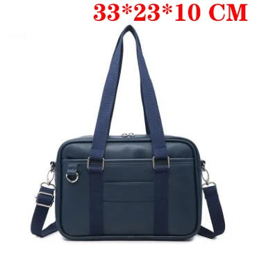 Japanese High School Student Handbags Girly Girl Messenger Bags Handbag JK PU Leather Shoulder Bags