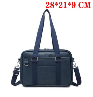 Japanese High School Student Handbags Girly Girl Messenger Bags Handbag JK PU Leather Shoulder Bags