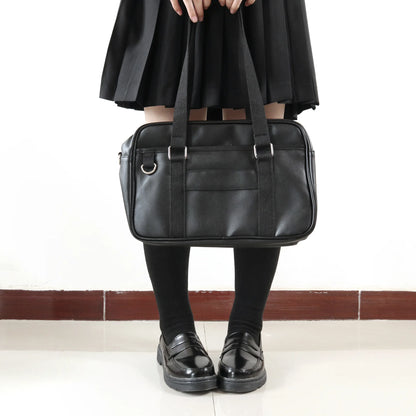 Japanese High School Student Handbags Girly Girl Messenger Bags Handbag JK PU Leather Shoulder Bags