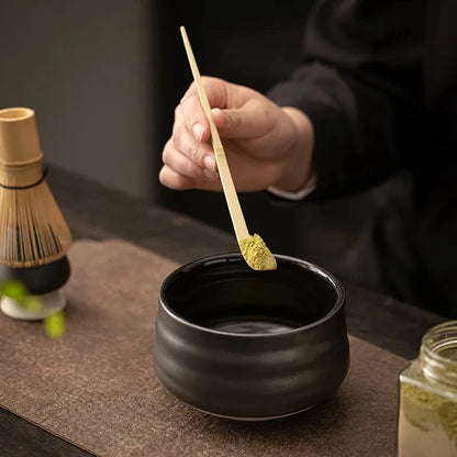 Japanese Matcha Tea Ceremony Tool Baiben Licha Tea Bowl Household Set Song Dynasty Tea Pointer Tea Set