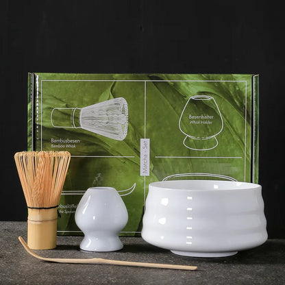 Japanese Matcha Tea Set Matcha Color Matcha Bowl Ceramic Baiben Li Tea | Colored Box Tea Li Complete Set