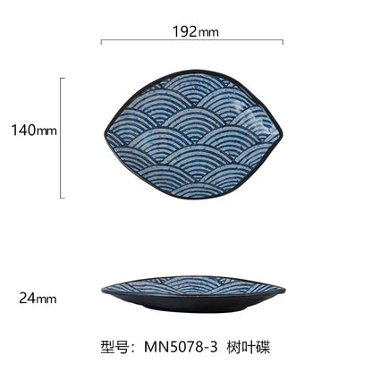Japanese Melamine Sushi Plate Rectangular Cold Dish Plate Creative Plastic Dinner Plates Home Tableware Kitchen Accessories