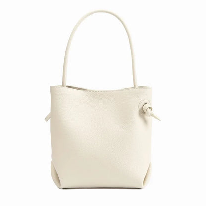 Japanese Minority Designer Hand-knotted Tote Bag Large Capacity Commuter Shoulder Bags Women Casual All-match Shopper Purses