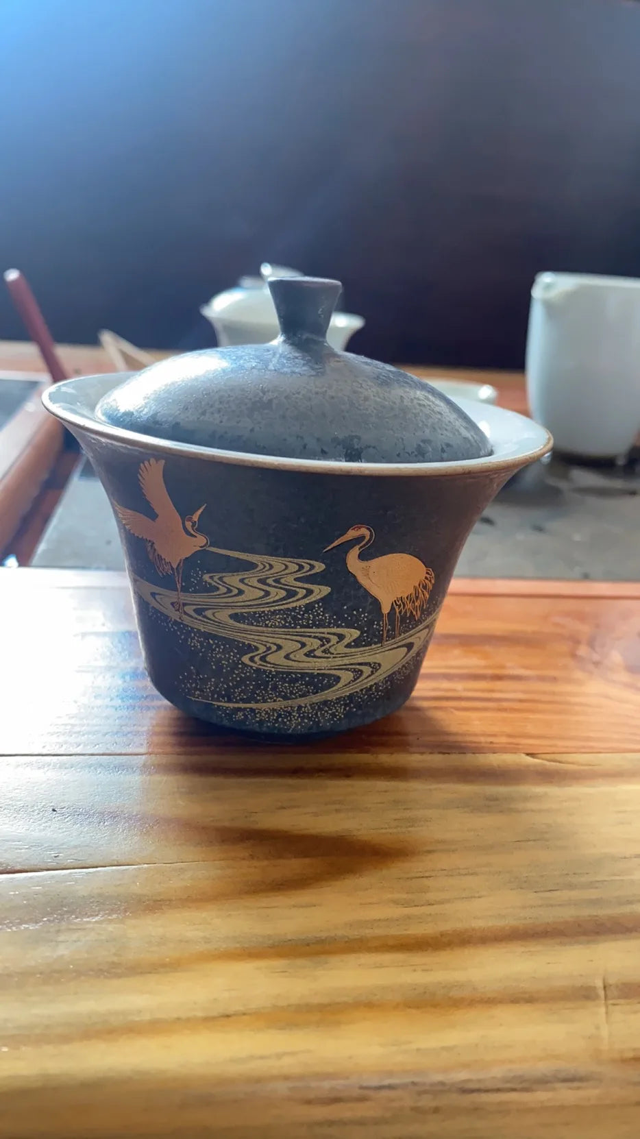 Japanese Retro Tureen Large Earthenware Kung Fu Sancai Bowl Manual Cover Cup Tea Bowl Ceramic Tea Set Gaiwan Sopera De Ceramica