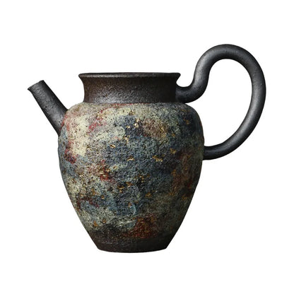Japanese Rock Mine Water Column Pitcher Japanese Enameled Cast Iron Tea Set Fair Cup Supportable Brilliant Kombucha Tea Pot Te
