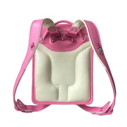 Japanese School Bags for Girls Cute Pink Students Backpacks Waterproof High Quality Leather Orthopedic Schoolbag Kids Bags