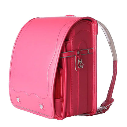 Japanese School Bags for Girls Cute Pink Students Backpacks Waterproof High Quality Leather Orthopedic Schoolbag Kids Bags
