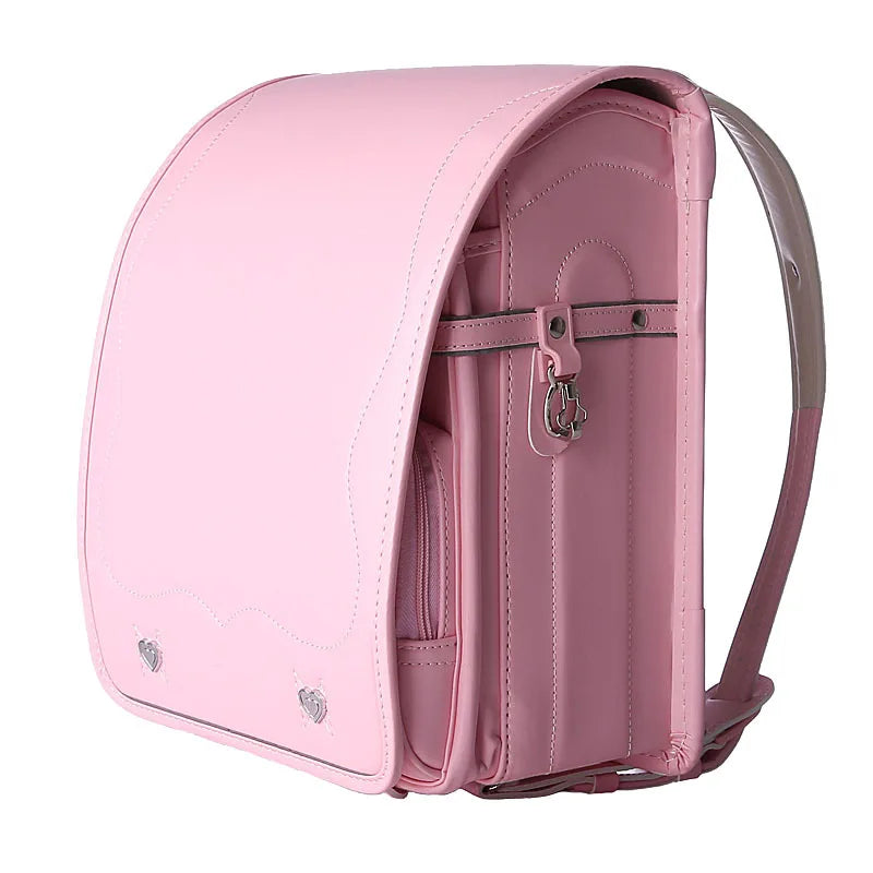 Japanese School Bags for Girls Cute Pink Students Backpacks Waterproof High Quality Leather Orthopedic Schoolbag Kids Bags