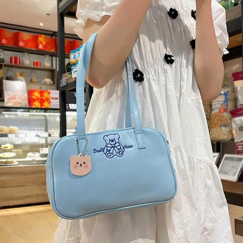 Japanese Shoulder Bag for Women PU Itabag Armpit Bag JK Tote Bag Handbags Ita bag Messengers Bag