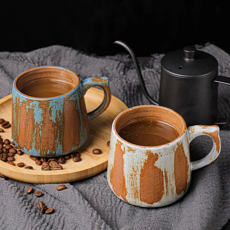 Japanese Style Ceramic Coffee Cups  Mugs  Coffeeware  360ml