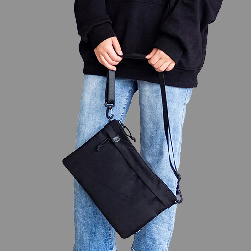 Japanese Style Crossbody Bag Nylon Shoulder Bag Waterproof Men’s Storage Bag Casual Hiking Male Bag Messenger Bag