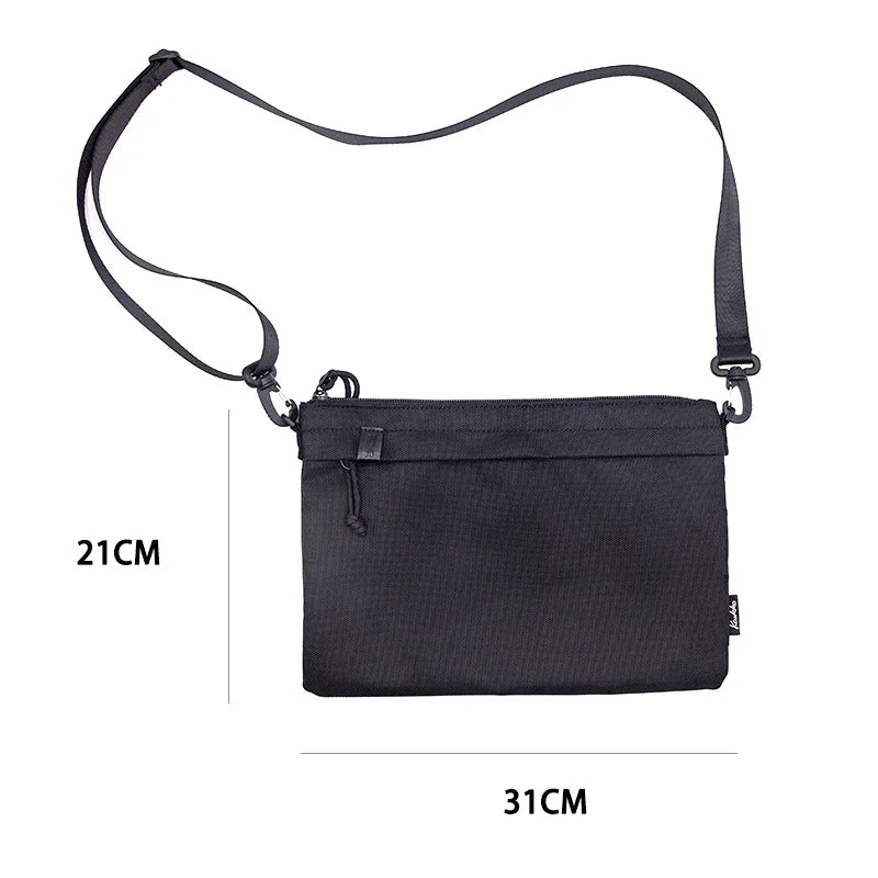 Japanese Style Crossbody Bag Nylon Shoulder Bag Waterproof Men’s Storage Bag Casual Hiking Male Bag Messenger Bag