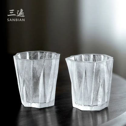 Japanese Style Glaze Tea Cup Tea Master Cup Single Cup Frozen Burning Kung Fu Tea Set Personal Tea Cup Glass Japanese Cup