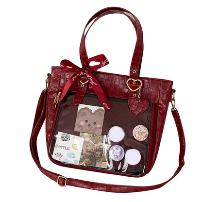 Japanese Style Handbags Shoulder Bags for Girl Women Carrying Purse Underarm Bag Trendy Armpit Bag Fashion  Bag