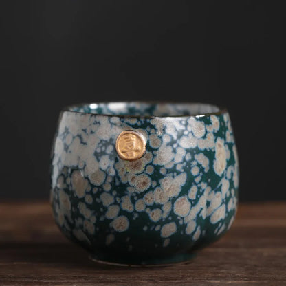 Japanese Style Kiln Baked Tea Cup Ceramic Kung Fu Tea Set Cup Master Cup Personal Cup Set Teacups  Tea Cup Strainer