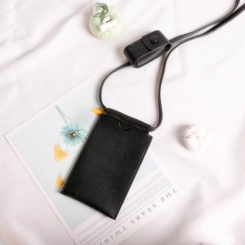 Japanese Style Mini Phone Bags Women's Crossbody Bags with Lipstick Bag Lady Simple Fresh Small Shoulder Bags and Purse Wallets