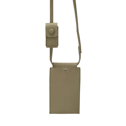 Japanese Style Mini Phone Bags Women's Crossbody Bags with Lipstick Bag Lady Simple Fresh Small Shoulder Bags and Purse Wallets