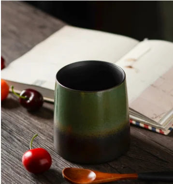 Japanese Style Original Ceramic Mug Personality Porcelain Retro Cup Gradient Mugs Home Office Coffee Tea Drinkware Creative Gift