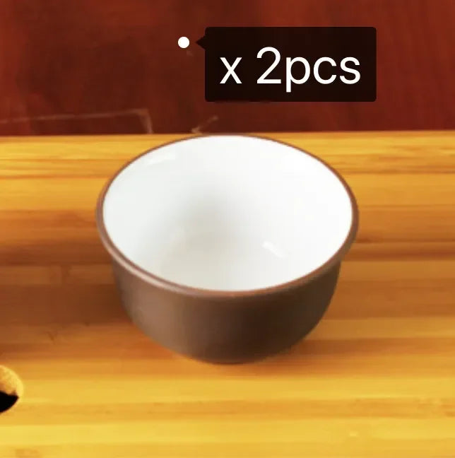 Japanese Style Purple Clay Handmade Tea Pot Chinese Tea Set Creative Office Kung Fu Kettle Ceramic Side Handle Filter Teapot