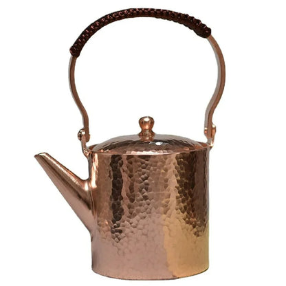 Japanese Style Small Teapot Tea Kettle Handmade Coffee Pot Set Copper Kettle Small Vintage Water Jug Metal Kung Fu Tea Set Gift