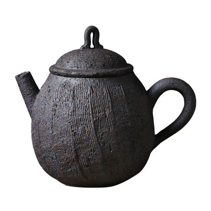 Japanese Style Teapot Course Ceramic Tea Set Tea Making Device Kung Fu Teapot Household Enameled Cast Iron Ball Hole Single Te