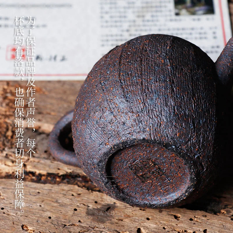 Japanese Style Teapot Course Ceramic Tea Set Tea Making Device Kung Fu Teapot Household Enameled Cast Iron Ball Hole Single Te