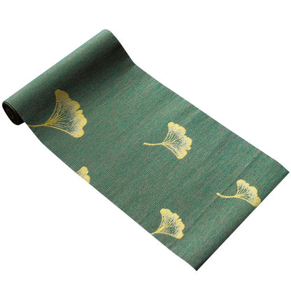 Japanese-Style Waterproof Fiber Tea Mat Linen Table Runner Table Mat Tea Art Tea Fabric Tea Mat Zen Tea Plate Mat Tea Utensils