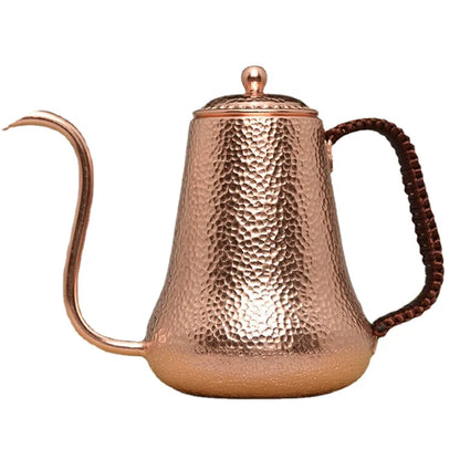 Japanese Tea Kettle Set, Vintage Tea Maker, Infuser, Handmade Coffee Pot, Kongfu Copper Water Jug, Metal Teapot Gift, 750ml