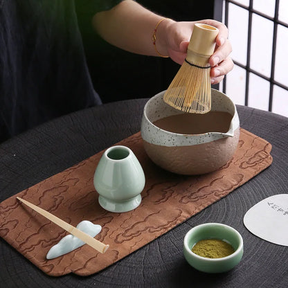 Japanese Tea Matcha Brush Baiben Li Tea Combination of Song Dynasty Tea Pointing Tools Matcha Set Gift Box