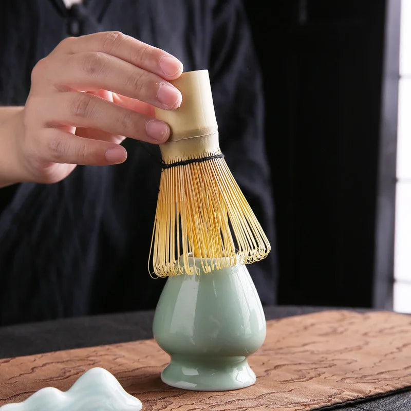 Japanese Tea Matcha Brush Baiben Li Tea Combination of Song Dynasty Tea Pointing Tools Matcha Set Gift Box